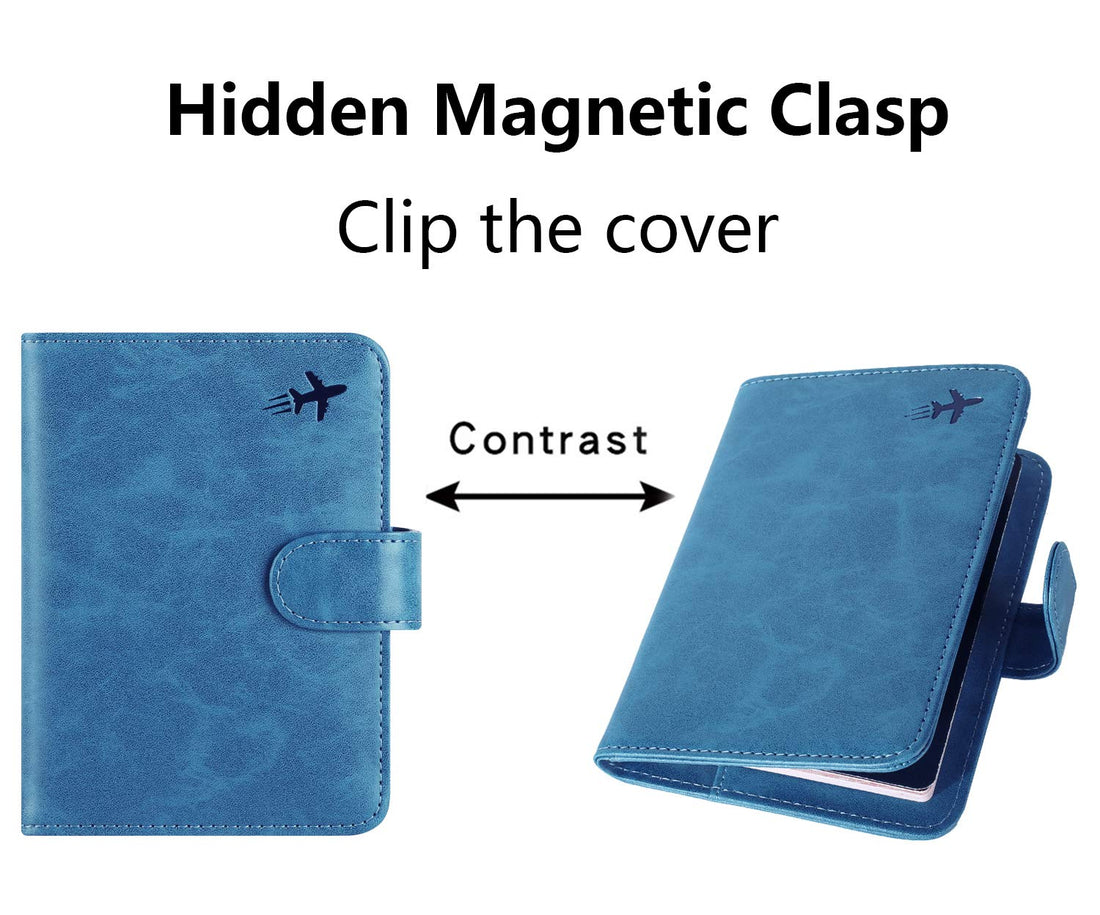 Passport Holder Cover Wallet RFID Blocking Leather Card Case Travel Accessories for Women Men (Pink)-TCoU Recommendations from Amazon Products