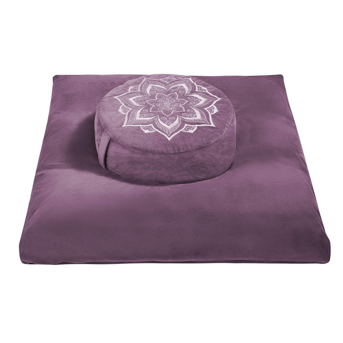 Meditation Cushion Set with Buckwheat Hulls & Memory Foam by Zafu- Ergonomic Support for Yoga & Sitting - Removable Machine-Washable Luxury Velvet Cover - for Adults and Kids (Blue),TCoU Recommendations from Amazon Products
