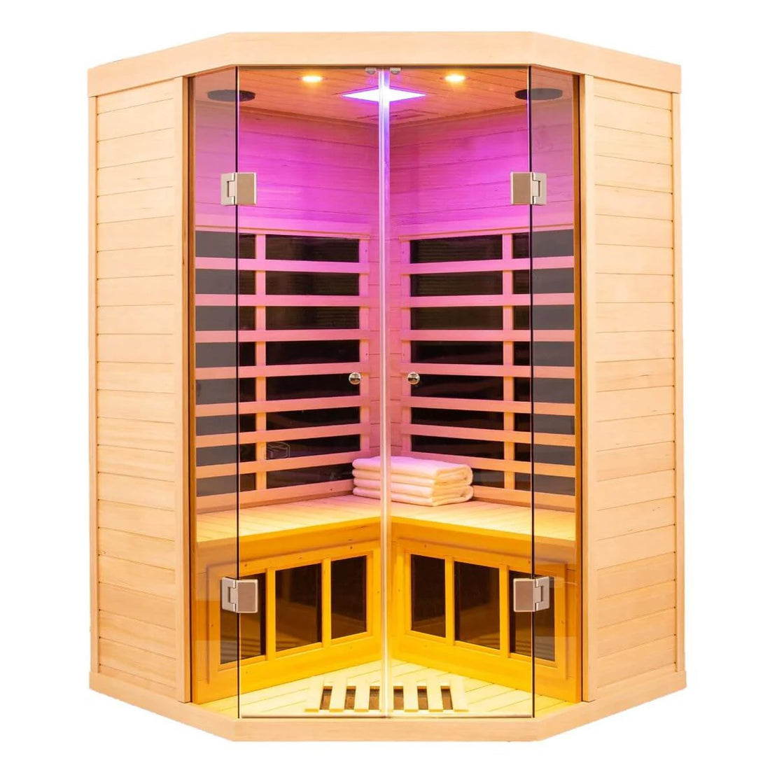 Home Sauna--Smart APP Control 2-3 Person Ultra Low EMF (0-5mG) Far Infrared Sauna for Home, 1520W Hemlock Wood Sauna Room with Bluetooth Speaker & Chromotherapy Lights, LCD Touch Panel, Constant Temperature Cover-TCoU Recommendations from Amazon Products
