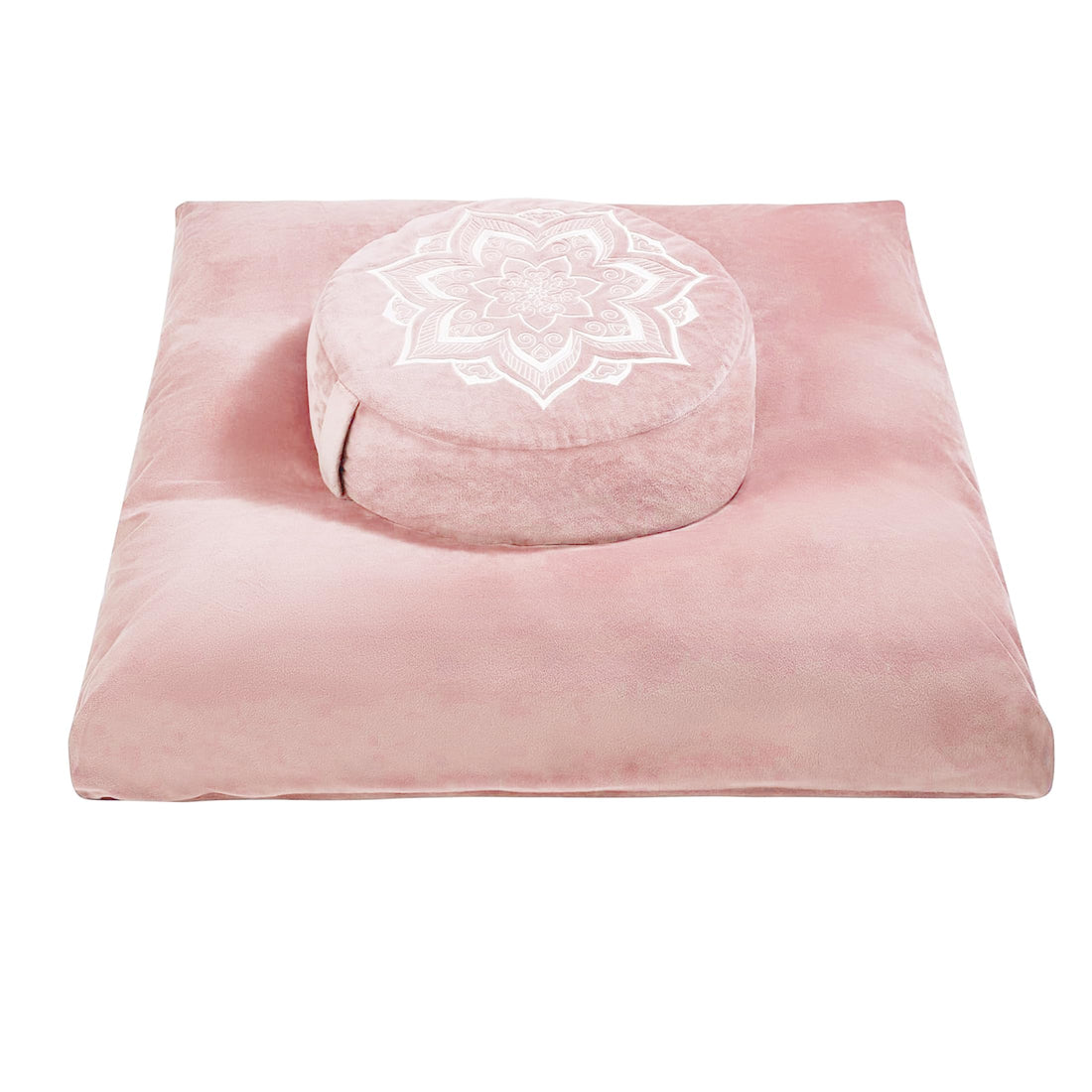 Meditation Cushion Set with Buckwheat Hulls & Memory Foam by Zafu- Ergonomic Support for Yoga & Sitting - Removable Machine-Washable Luxury Velvet Cover - for Adults and Kids (Blue),TCoU Recommendations from Amazon Products