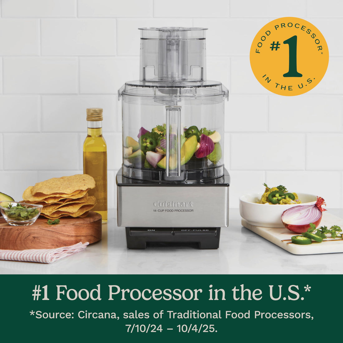 Cuisinart Food Processor, 14-Cup Vegetable Food Chopper for Mincing, Dicing, Shredding, Puree & Kneading Dough, 720-Watt Motor, Stainless Steel, DFP-14BCNY,TCoU Recommendations from Amazon Products