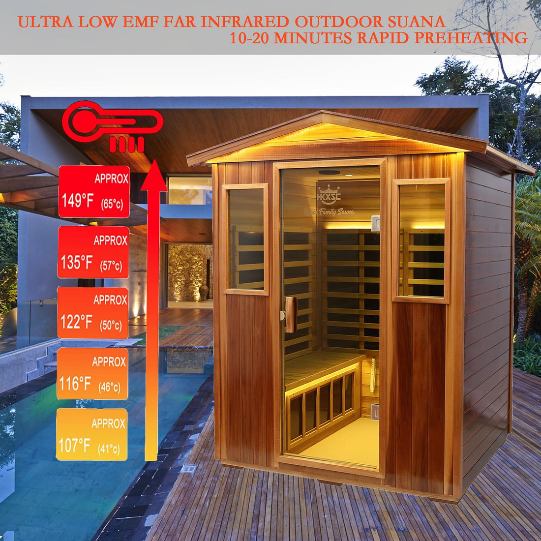 Home Sauna--Smart APP Control 2-3 Person Ultra Low EMF (0-5mG) Far Infrared Sauna for Home, 1520W Hemlock Wood Sauna Room with Bluetooth Speaker & Chromotherapy Lights, LCD Touch Panel, Constant Temperature Cover-TCoU Recommendations from Amazon Products
