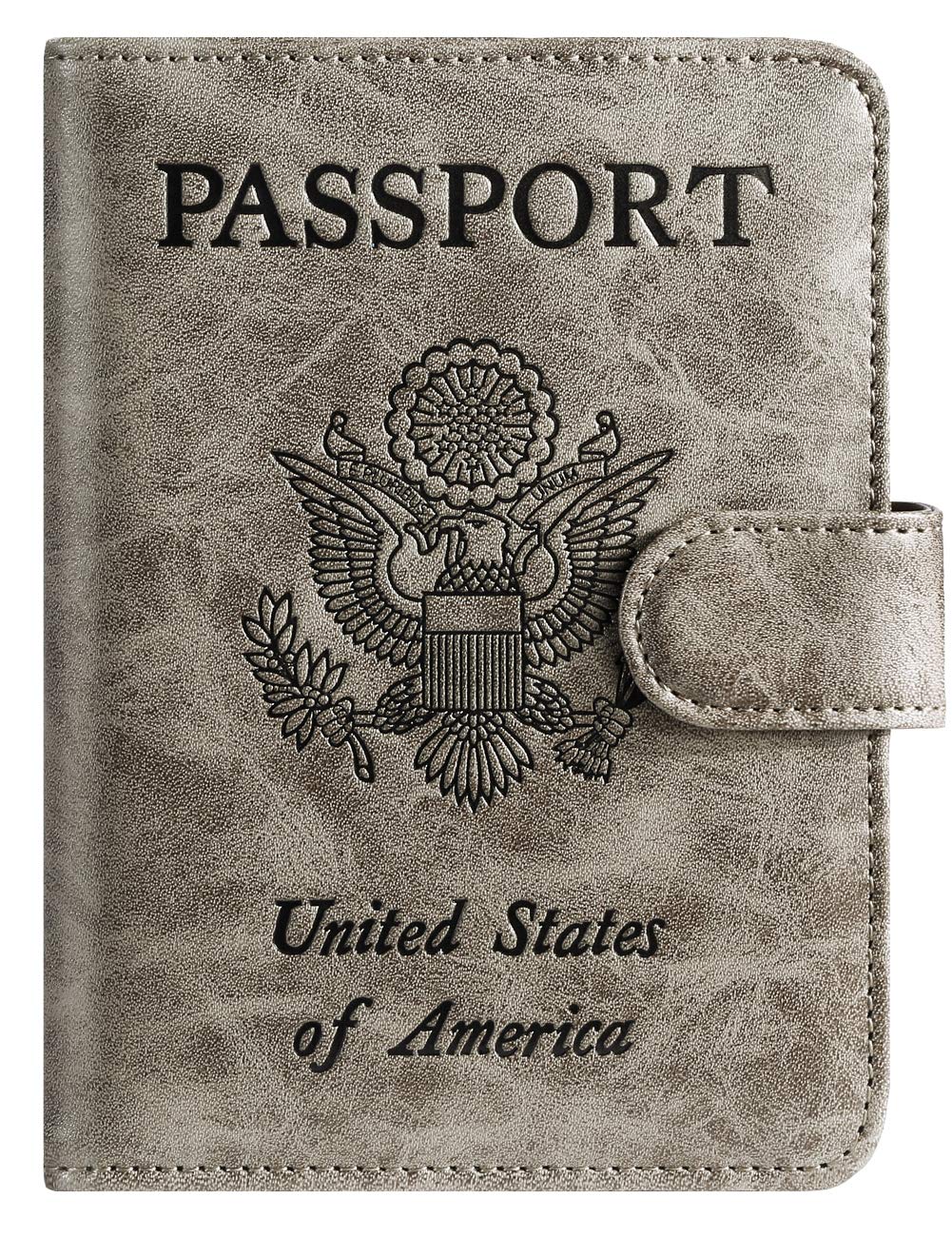 Passport Holder Cover Wallet RFID Blocking Leather Card Case Travel Accessories for Women Men (Pink)-TCoU Recommendations from Amazon Products