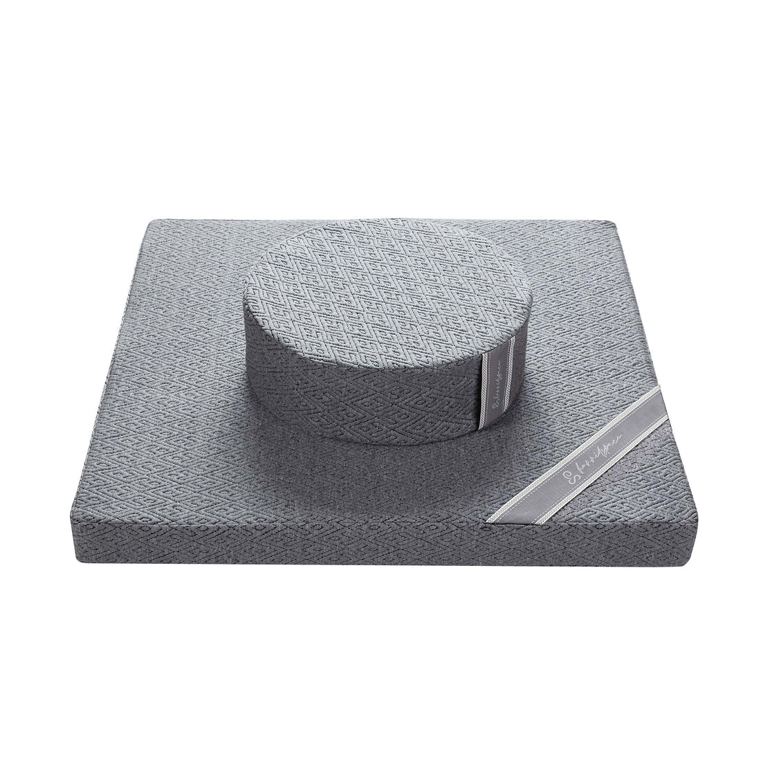 Meditation Cushion Set with Buckwheat Hulls & Memory Foam by Zafu- Ergonomic Support for Yoga & Sitting - Removable Machine-Washable Luxury Velvet Cover - for Adults and Kids (Blue),TCoU Recommendations from Amazon Products