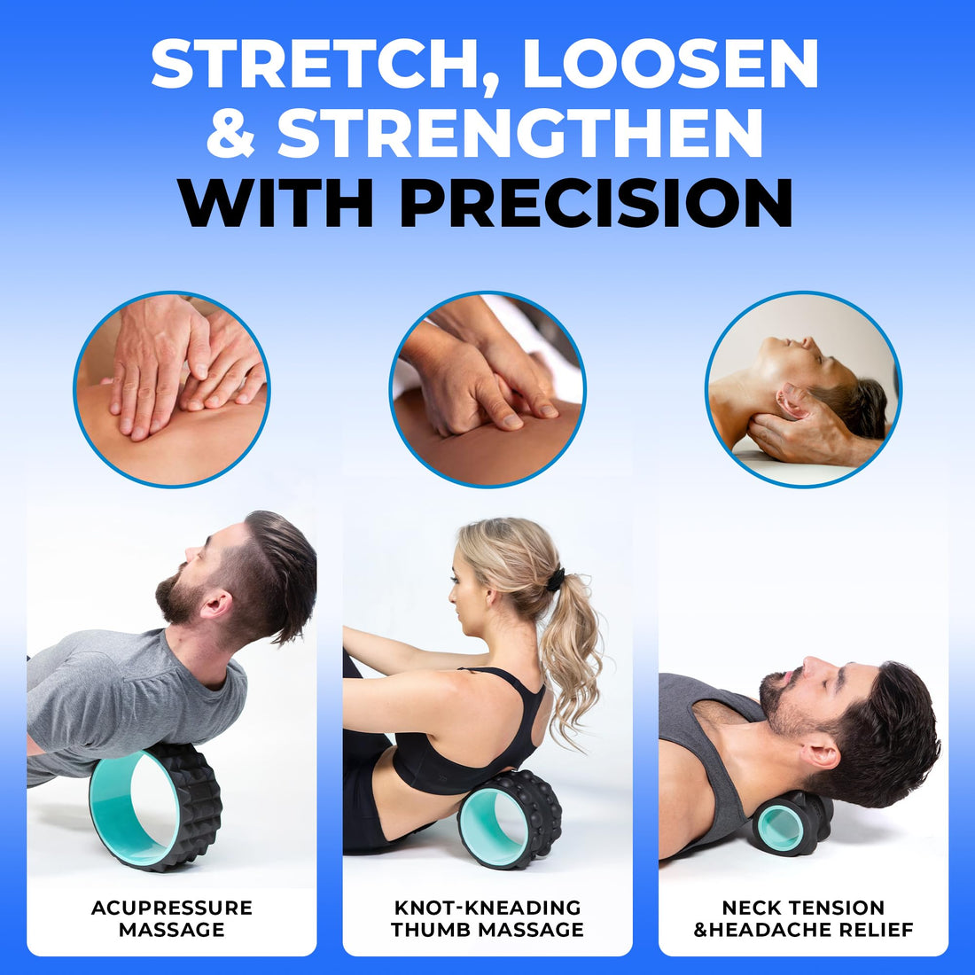 Neck Massager--Chirp Wheel XR Massage Roller for Neck & Headache Relief – Rejuvenate Body, Spinal Care & Tension Through Thumb Pressure Release, TCoU Recommendations from Amazon Prod
