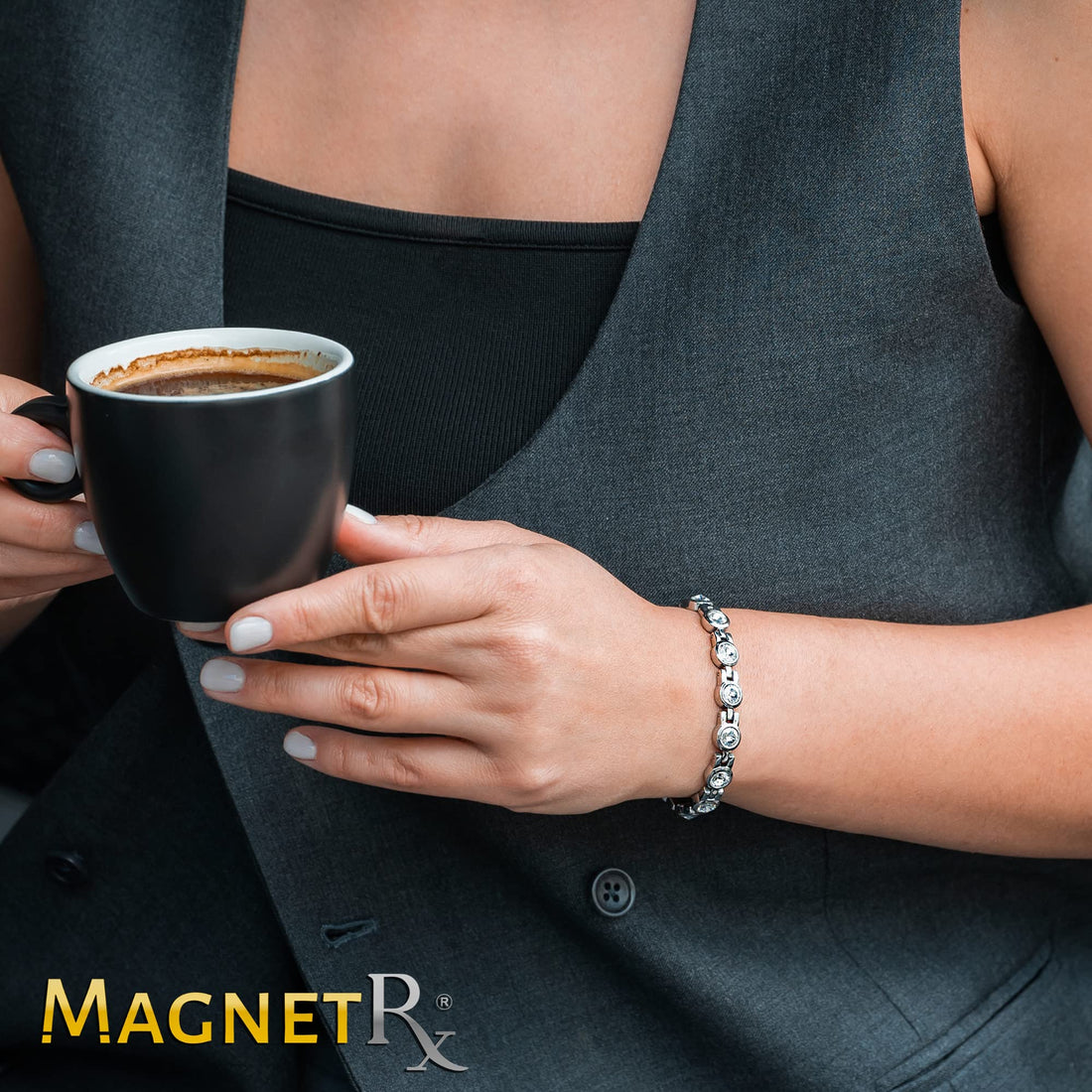 MagnetRX® Magnetic Bracelets for Women — Premium Four Leaf Clover Bracelet with Crystals and Ultra Strength Magnets — Adjustable Length with Included Sizing Tool (Gold), TCoU Recommendations from Amazon Products