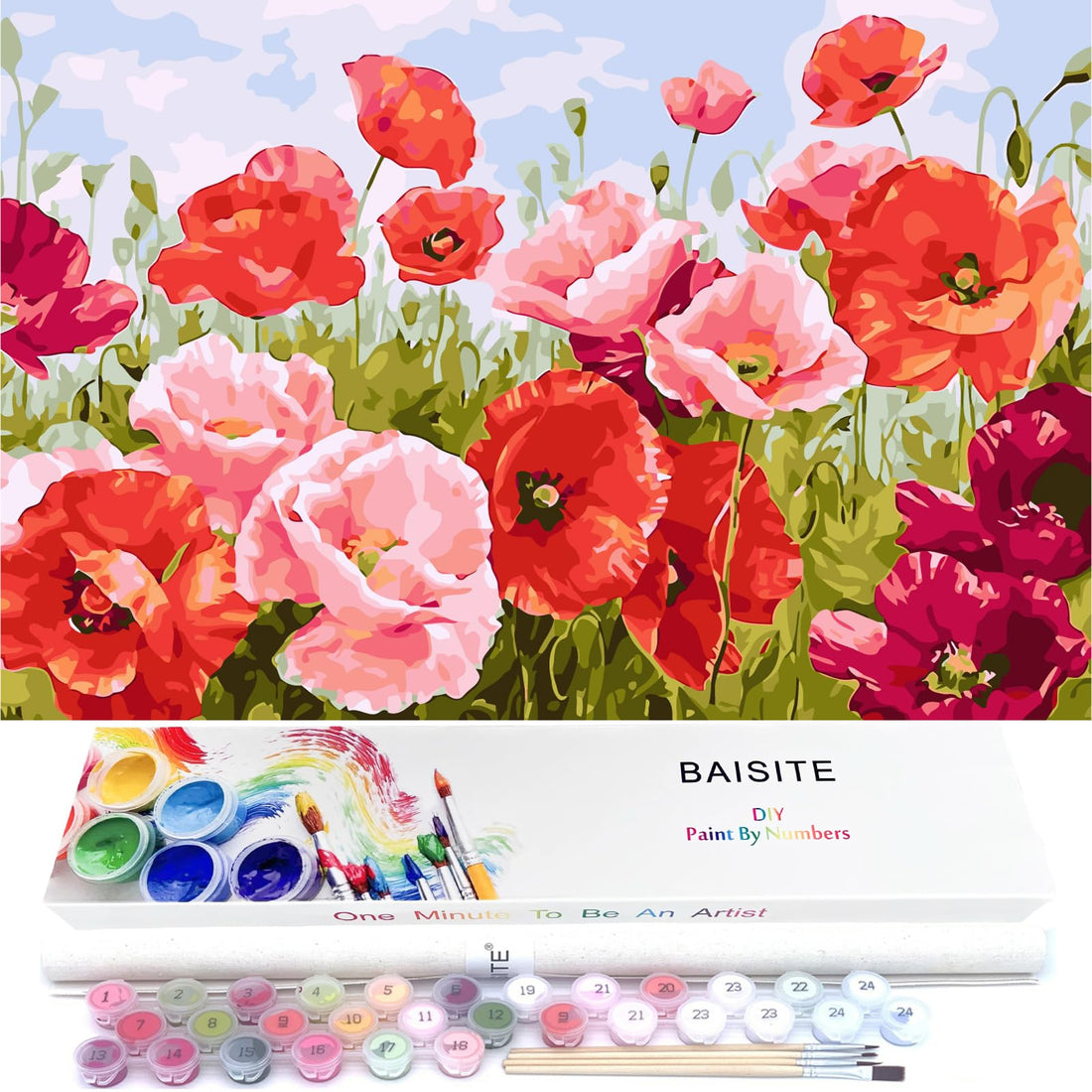 Paint by Numbers Kit for Adults,16" Lx20 W Canvas for Painting Kits for Adults in Colorful Box-Breathtaking Colorful Scenery 8481-Already Stretched on a Wooden Frame, TCoU Recommendations from Amazon Products