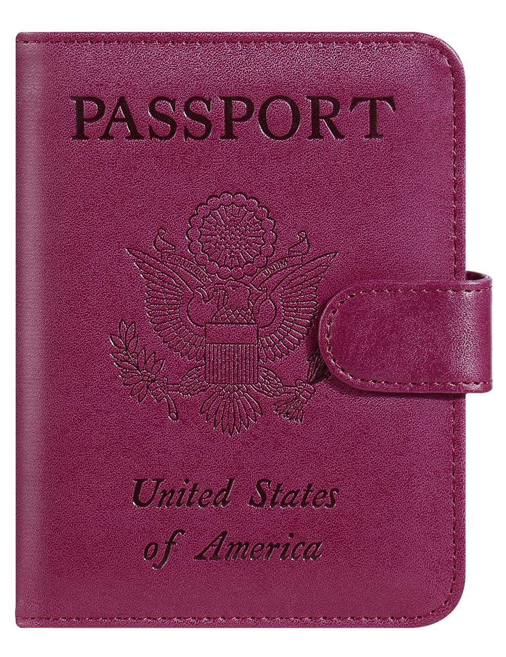 Passport Holder Cover Wallet RFID Blocking Leather Card Case Travel Accessories for Women Men (Pink)-TCoU Recommendations from Amazon Products