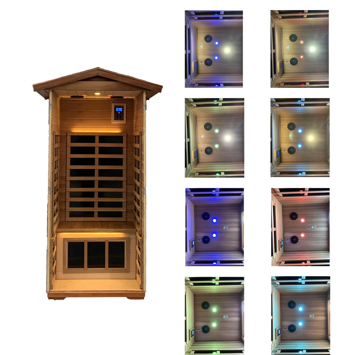 Home Sauna--Smart APP Control 2-3 Person Ultra Low EMF (0-5mG) Far Infrared Sauna for Home, 1520W Hemlock Wood Sauna Room with Bluetooth Speaker & Chromotherapy Lights, LCD Touch Panel, Constant Temperature Cover-TCoU Recommendations from Amazon Products