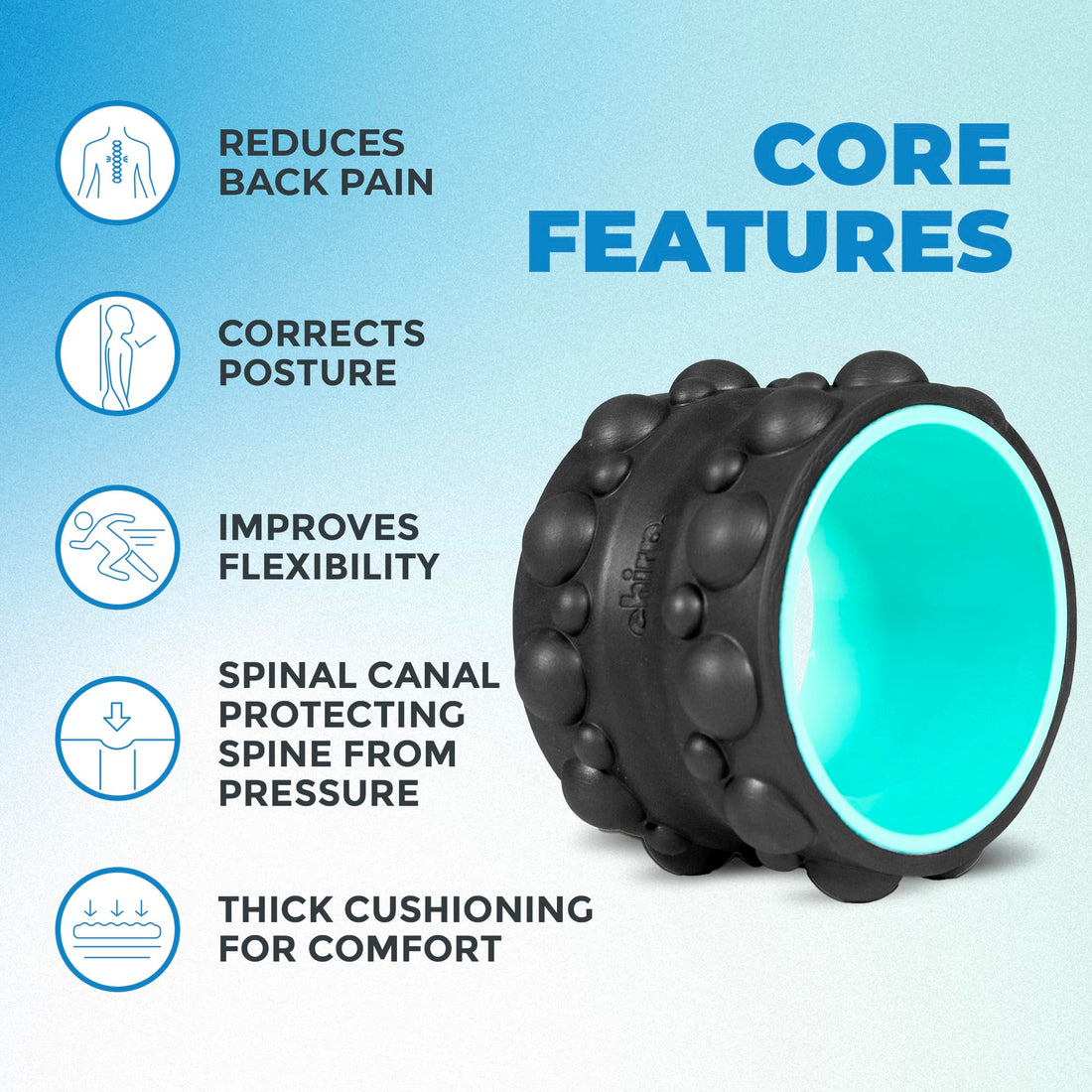 Neck Massager--Chirp Wheel XR Massage Roller for Neck & Headache Relief – Rejuvenate Body, Spinal Care & Tension Through Thumb Pressure Release, TCoU Recommendations from Amazon Prod