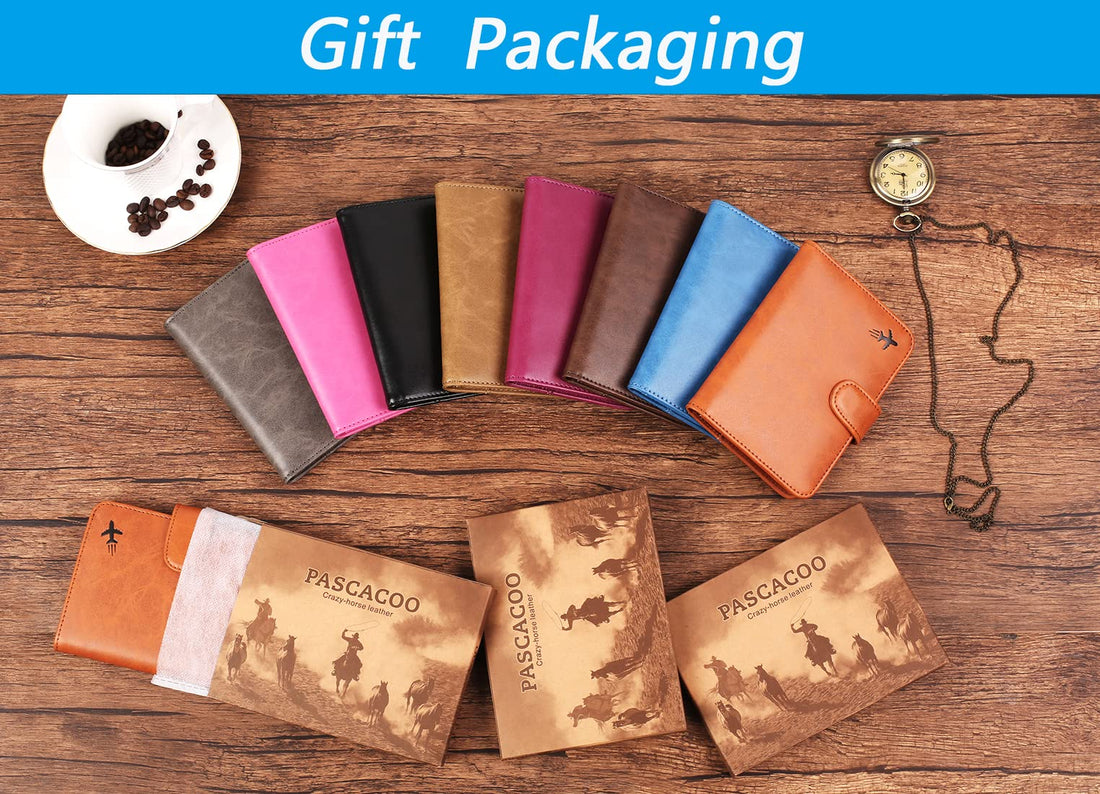 Passport Holder Cover Wallet RFID Blocking Leather Card Case Travel Accessories for Women Men (Pink)-TCoU Recommendations from Amazon Products