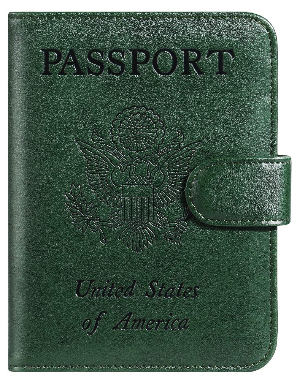Passport Holder Cover Wallet RFID Blocking Leather Card Case Travel Accessories for Women Men (Pink)-TCoU Recommendations from Amazon Products