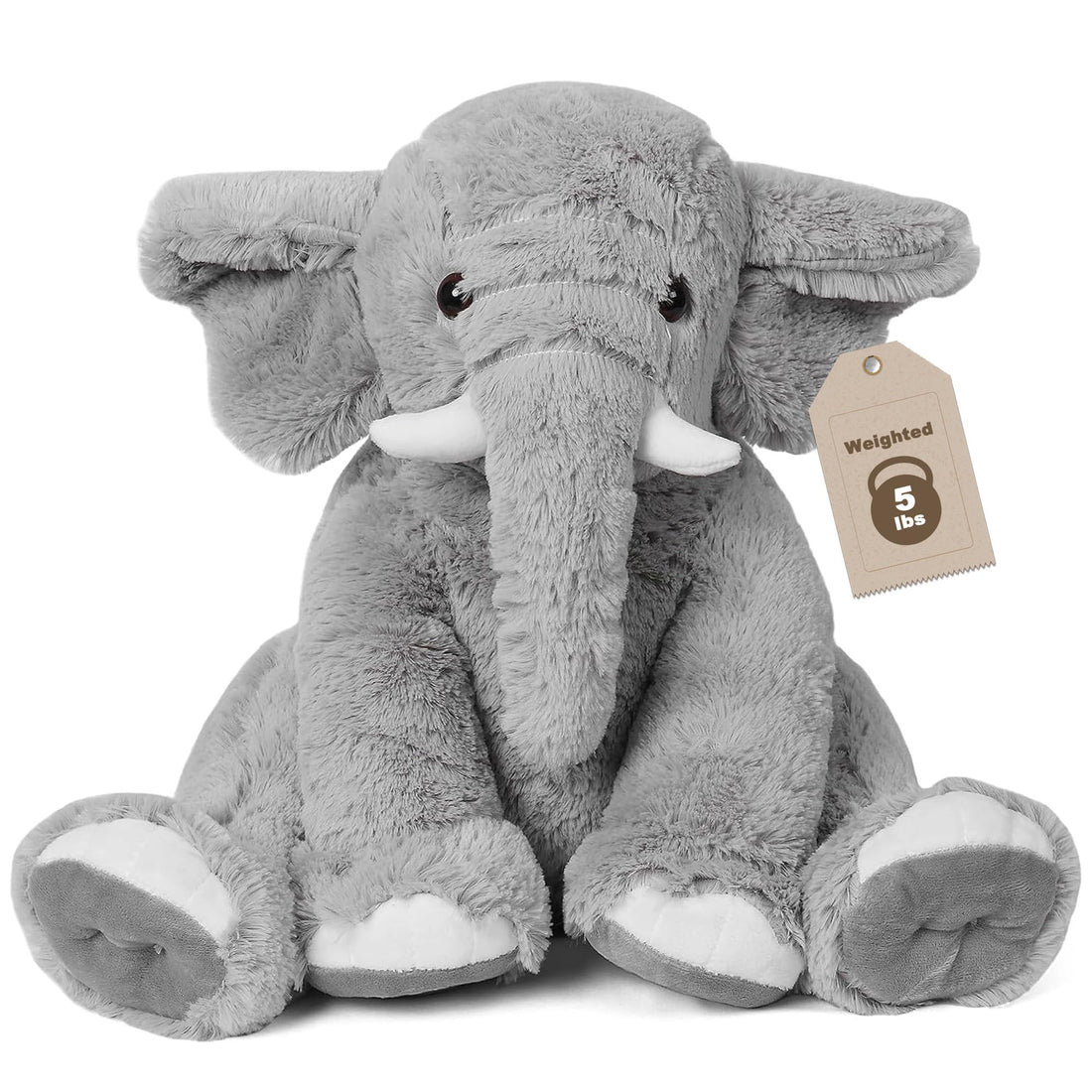 Get a Hug!! -- 5 lbs 24" Weighted Stuffed Animals, Panda Plushie, Cute Panda Weighted Plush Pillow, Giant Stuffed Animals for Kids & Adults alike!! TCoU Recommendations from Amazon Products