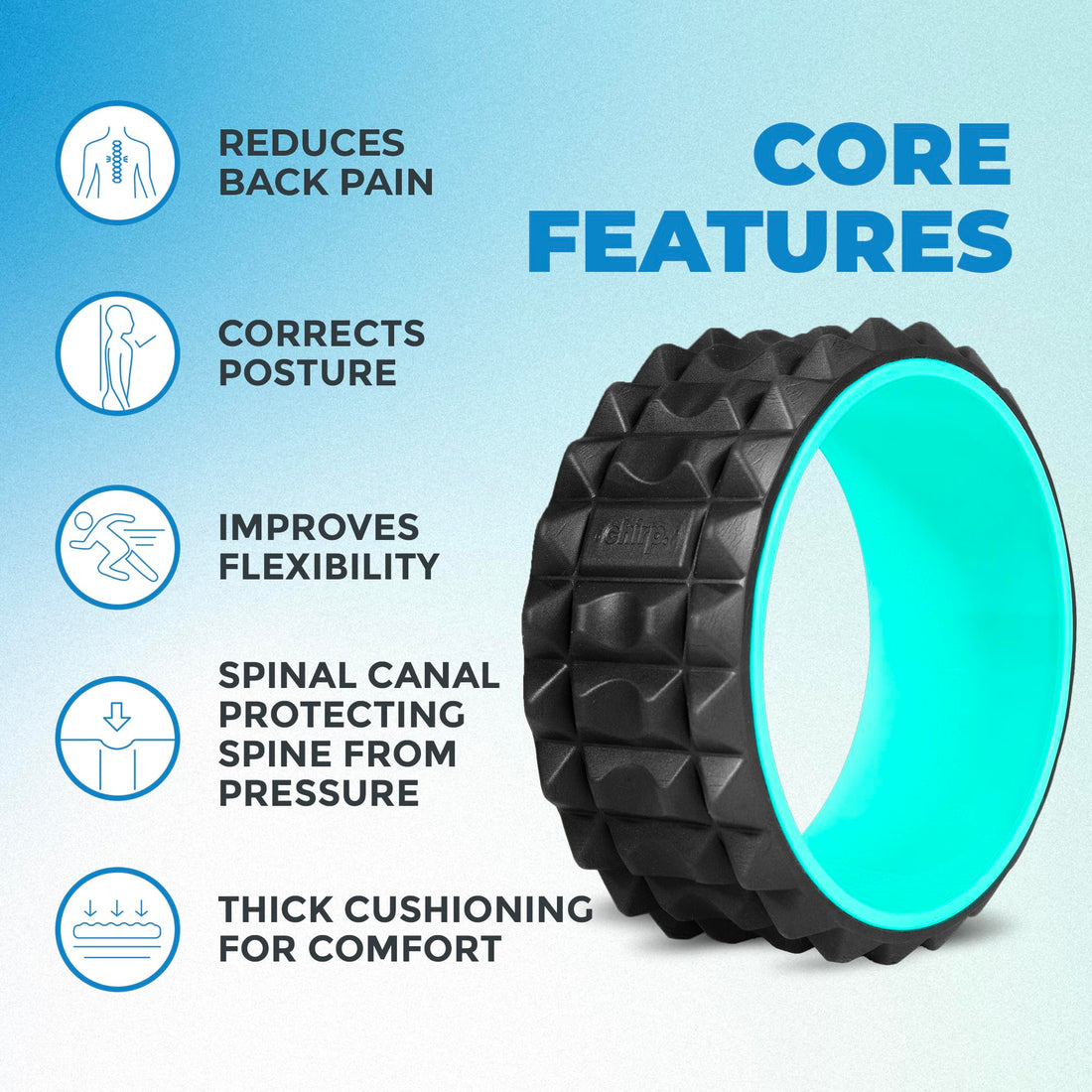 Neck Massager--Chirp Wheel XR Massage Roller for Neck & Headache Relief – Rejuvenate Body, Spinal Care & Tension Through Thumb Pressure Release, TCoU Recommendations from Amazon Prod