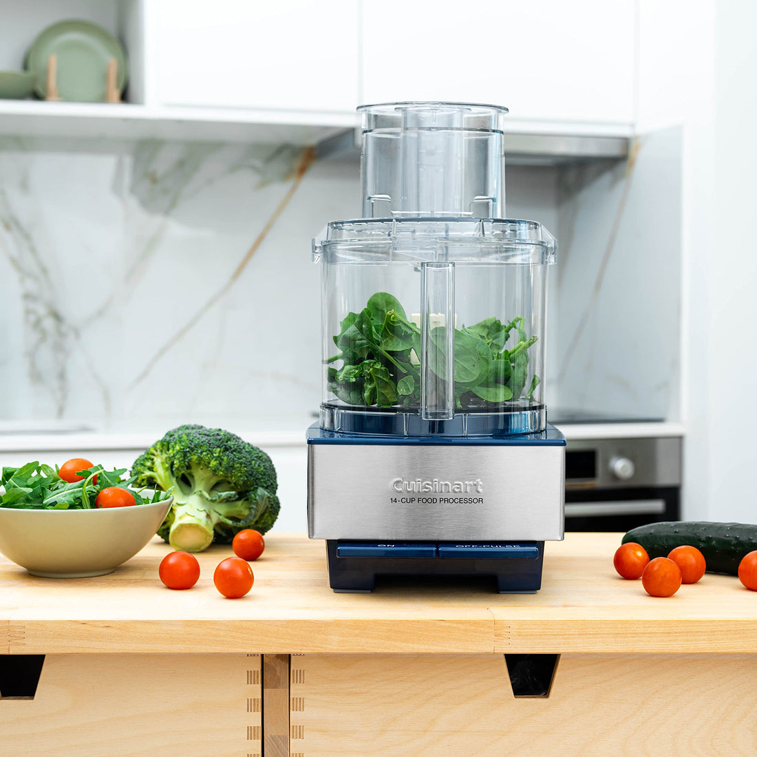 Cuisinart Food Processor, 14-Cup Vegetable Food Chopper for Mincing, Dicing, Shredding, Puree & Kneading Dough, 720-Watt Motor, Stainless Steel, DFP-14BCNY,TCoU Recommendations from Amazon Products