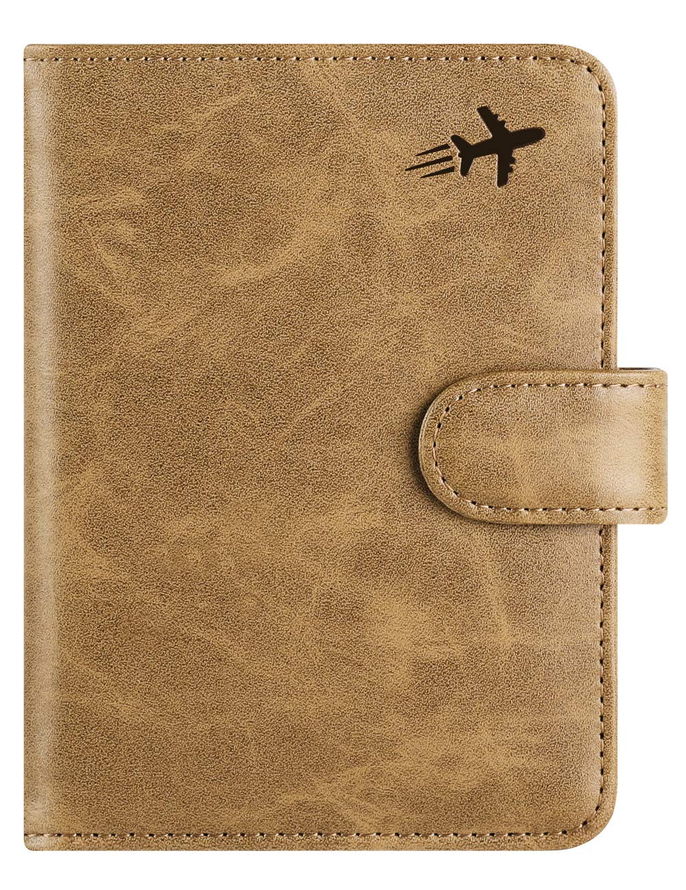 Passport Holder Cover Wallet RFID Blocking Leather Card Case Travel Accessories for Women Men (Pink)-TCoU Recommendations from Amazon Products