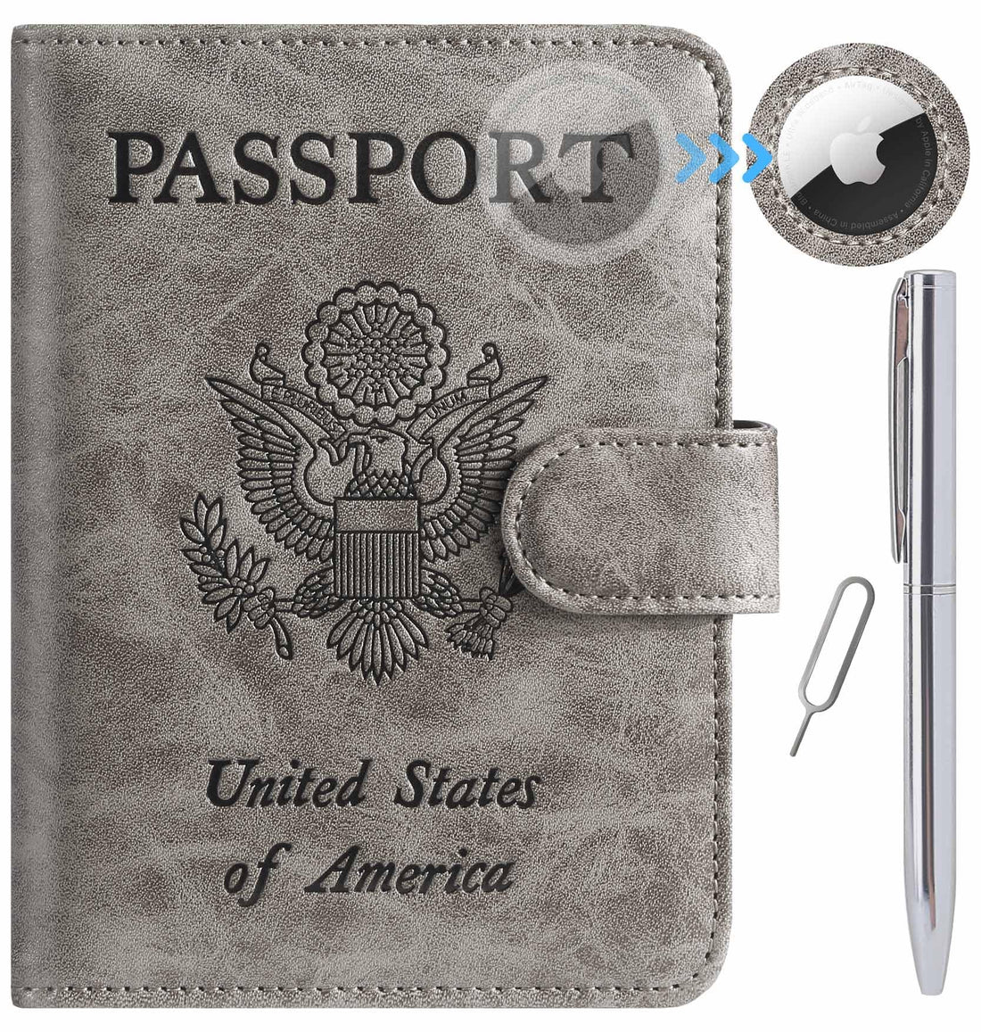 Passport Holder Cover Wallet RFID Blocking Leather Card Case Travel Accessories for Women Men (Pink)-TCoU Recommendations from Amazon Products