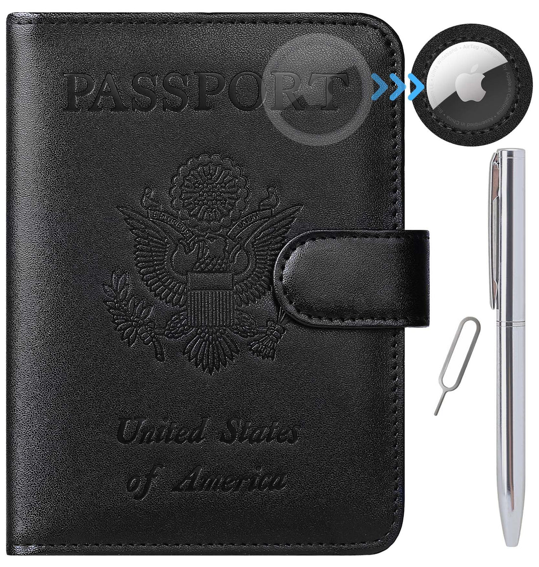 Passport Holder Cover Wallet RFID Blocking Leather Card Case Travel Accessories for Women Men (Pink)-TCoU Recommendations from Amazon Products