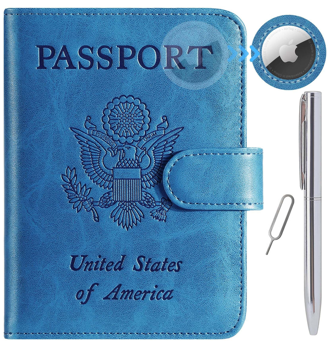 Passport Holder Cover Wallet RFID Blocking Leather Card Case Travel Accessories for Women Men (Pink)-TCoU Recommendations from Amazon Products