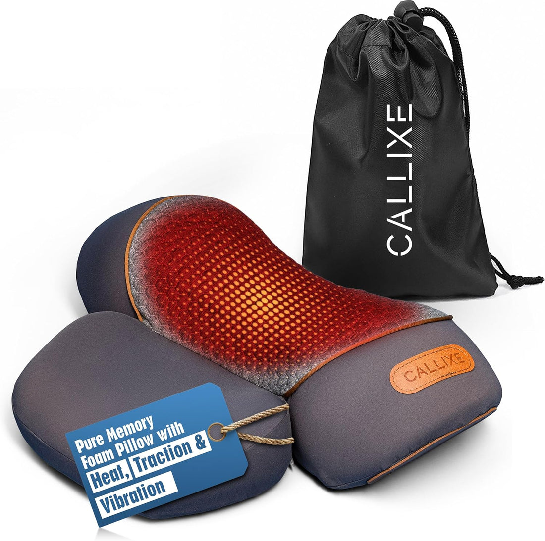 Original TheraPillow – 3-in-1 Neck Massager Pillow with Heat & Gentle Traction | Relaxing Neck & Shoulder Support with Vibration Massage, Wireless Design & USB-C Charging, TCoU Recommendations from Amazon Products