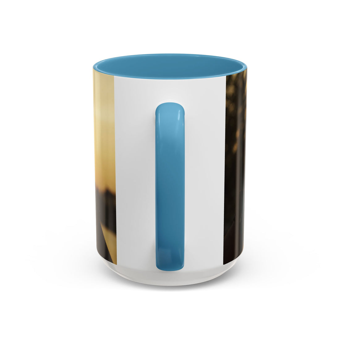 TCoU--Take Care of You -- Love Heart Sunset Accent Coffee Mug – Perfect to start your Morning choose from 11/15 oz. and many colors