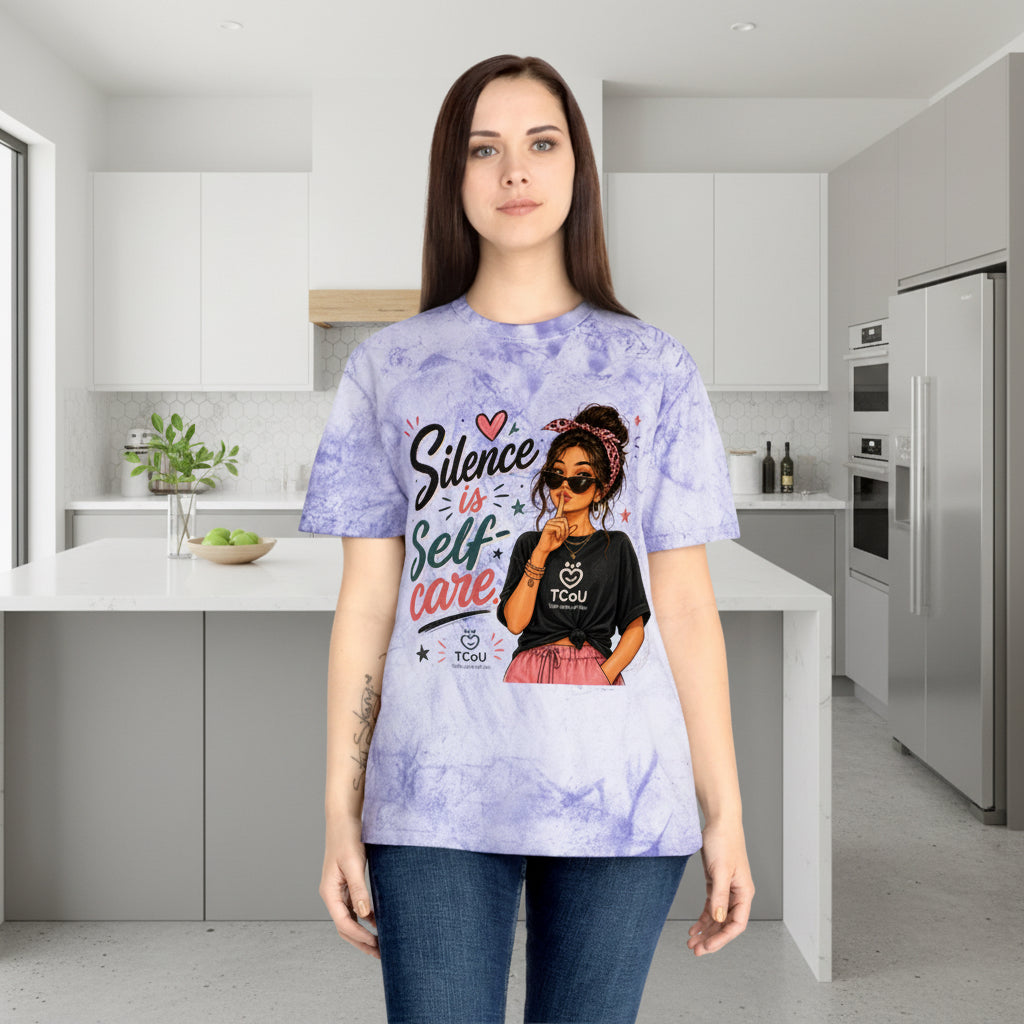 "Silence Is Self-Care" Sassy Graphic Tee — Women’s Empowerment Self-Love Shirt
